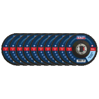 Sealey FD1154010 40Grit Flap Discs Zirco...