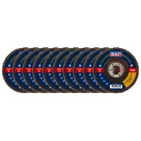 Sealey FD11560E10 60Grit Flap Discs Alum...
