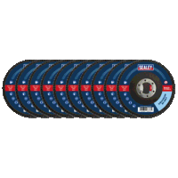 Sealey FD1158010 80Grit Flap Discs Zirco...