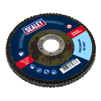 Sealey FD12540 Flap Disc Zirconium 125mm...