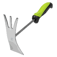 Sealey GTSG022 2-In-1 Garden Hand Tool with Soft Grip Handle  Stainless Steel Tines/Blade