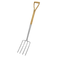 Sealey GTWH016 Premier Digging Fork with Ash Handle  Stainless Steel Tines