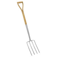 Sealey GTWH016 Premier Digging Fork with Ash Handle  Stainless Steel Tines