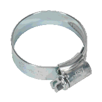 Sealey HCJ1X HI-GRIP Hose Clip Zinc Plated 30-40mm Pack of 20