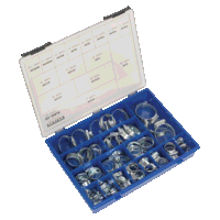 Sealey HCJ85AC HI-GRIP Hose Clip Assortment 8...