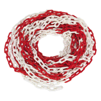 Sealey HSC25M Safety Chain Red/White 25m x 6m...