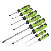 Sealey HV002 Screwdriver Set 8pc Hammer-Thru ...