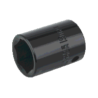 Sealey IS1219 Impact Socket 19mm 1/2in Sq Drive