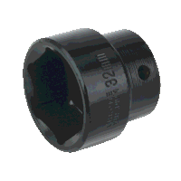 Sealey IS1232 Impact Socket 32mm 1/2in Sq Drive