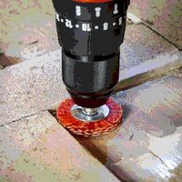 Sealey NFBC50 50mm Nylon Filament Circular Brush with 6mm Shaft