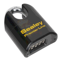 Sealey PL603S Steel Body Combination Padlock ...