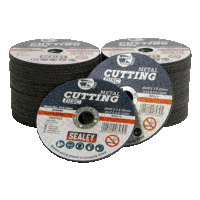 Sealey PTC/100C50 Cutting Disc 100 x 3mm 16mm...