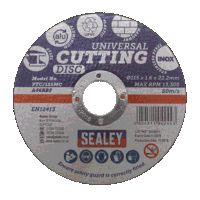 Sealey PTC/115MC Multipurpose Cutting Disc 11...