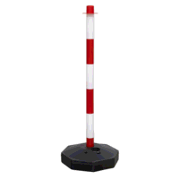 Sealey RWPB01 Red/White Post with Base