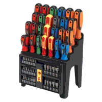 Sealey S01152 Screwdriver, Bit  Nut Driver Set 61pc