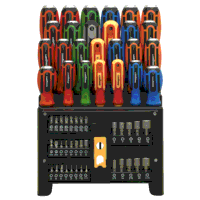 Sealey S01153 Hammer-Thru Screwdriver, Bit  Nut Driver Set 61pc