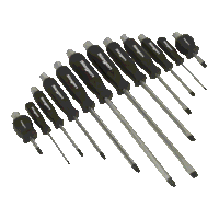 Sealey S0641 Screwdriver Set 12pc Hammer-Thru