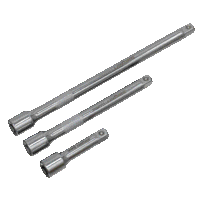 Sealey S0718 Extension Bar Set 3pc 1/4Sq Drive