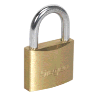 Sealey S0987 Brass Body Padlock with Brass Cylinder 40mm