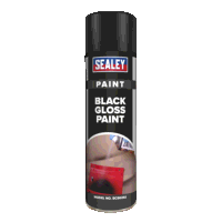 Sealey SCS025S Black Gloss Paint 500ml
