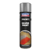 Sealey SCS031S Silver Paint 500ml