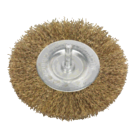 Sealey SFB100 Crimped Flat Wire Brush 100mm 6...
