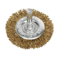 Sealey SFB50 Crimped Flat Wire Brush 50mm wit...