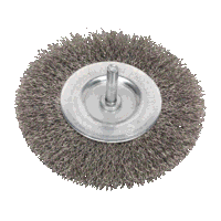 Sealey SFBS100 Crimped Flat Wire Brush Stainl...