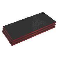 Sealey SFPK30R Easy Peel Shadow Foam Red/Blac...