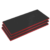 Sealey SFPK50R Easy Peel Shadow Foam Red/Blac...