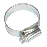Sealey SHC1 Hose Clip Zinc Plated 22-32mm Pack of 20