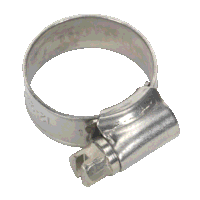 Sealey SHCSS00 Hose Clip Stainless Steel 16-22mm Pack of 10