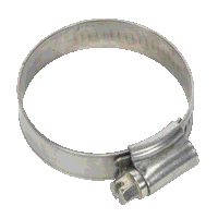 Sealey SHCSS1 Hose Clip Stainless Steel 32-44mm Pack of 10