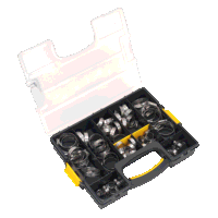 Sealey SHCSS90AC Hose Clip Assortment 90pc Stainless Steel 10-57mm