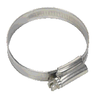 Sealey SHCSSM Hose Clip Stainless Steel 38-57mm Pack of 10