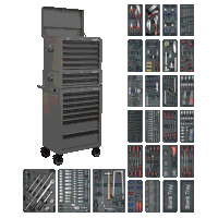 Sealey SPTGRCOMBO1 Tool Chest Combination 14 ...