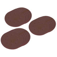 Sealey SSDS02 Hook-and-Loop Sanding Disc Set 125mm