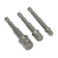 AK4929 Sealey 3pc Power Tool Socket Adaptor Set