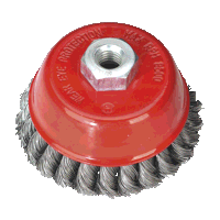 Sealey TKCB100 Twist Knot Wire Cup Brush 100mm M14 x 2mm