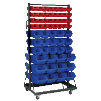 Sealey TPS118 Mobile Bin Storage System 118 B...