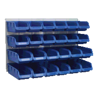 Sealey TPS131 Bin  Panel Combination 24 Bins - Blue