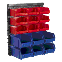 Sealey TPS1569WM Bin Storage System Wall Mounting 15 Bins