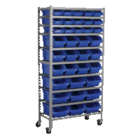 Sealey TPS36 Mobile Bin Storage System 36 Bin...