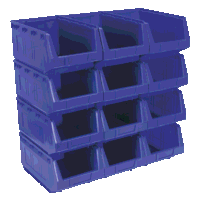 Sealey TPS412B Plastic Storage Bin 210 x 355 ...