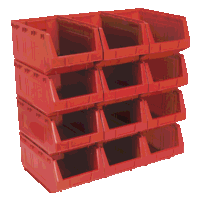 Sealey TPS412R Plastic Storage Bin 210 x 355 ...
