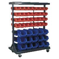 Sealey TPS94 Mobile Bin Storage System with 9...