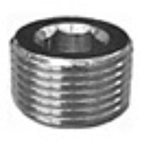 1/8inch BSPT Socket Head Plug BSPT Nickel Plated Brass Threaded Adaptor