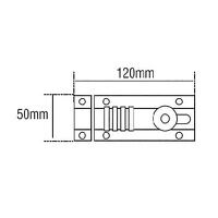 Squire CombiBolt 4 Re-Codable Locking Bolt Black 120mm