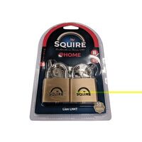 Squire LN4T Lion Brass Padlocks 5-Pin 40mm Twin Pack (2 x LN4KA)