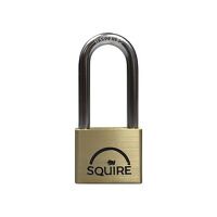 Squire LN5/2.5 Lion Brass Padlock 5-Pin 50mm - 65mm Long Shackle